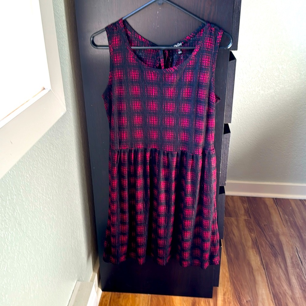 Black and red dress